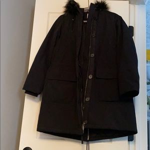 Gap black M padded parka